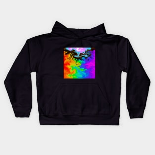 Melted Progress Flag Kids Hoodie